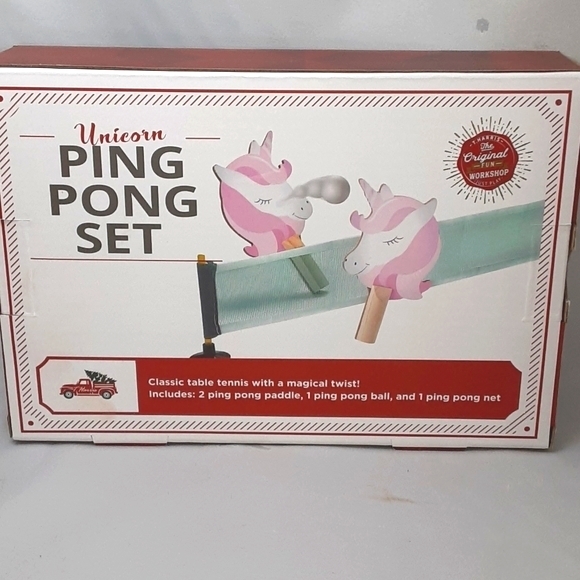 Small Unicorn Ping Pong Set  NIB - Picture 8 of 8